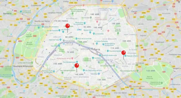 Secteur d'intervention pour le traitement des punaises de lit à Paris 13 (75013)